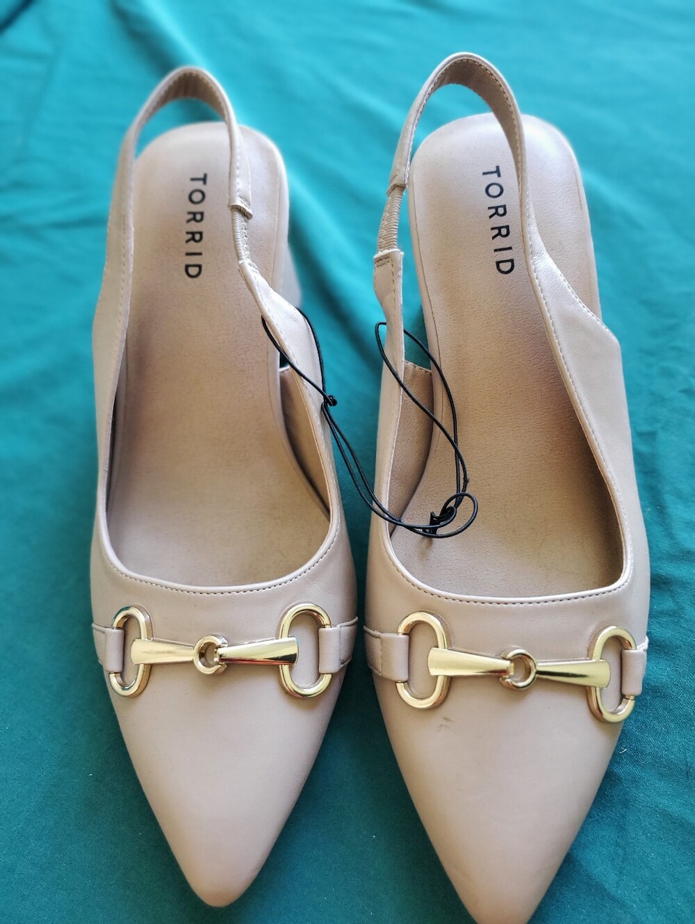 Torrid Tan Pointed-Toe Slingback (W9.5 WW)